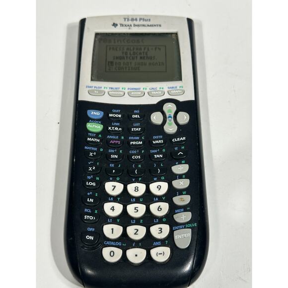 Texas Instruments TI-84 Plus Graphing Calculator Tested Working - Picture 1 of 5